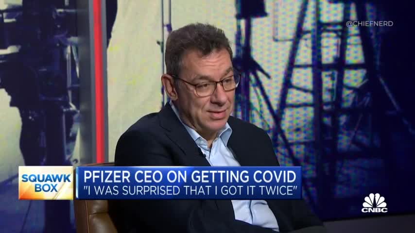 Pfizer CEO Surprised He Got COVID 2X In 2 Months, Claims Jab Was Effective Until Omicron