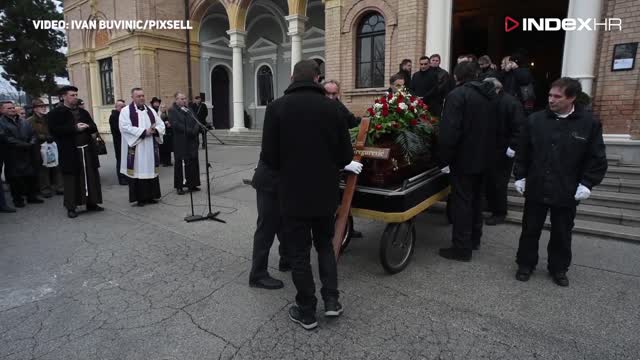 Zagreb: Posljednji ispraćaj Ive Gregurevića na Mirogoju