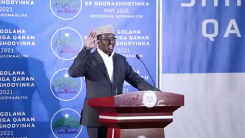 Former present of somalia Sharif Sheikh Ahmed