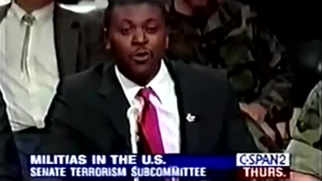 Senate Terrorism Subcommittee American Militia 1995 5/10