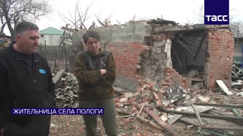 After leaving the settlements,Ukraine then destroy them with artillery fire