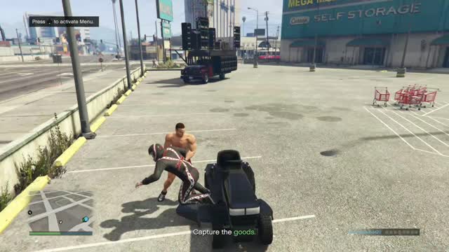 bro, I'm trying to do stunts on my lawnmower, wtf bro — GTA 5