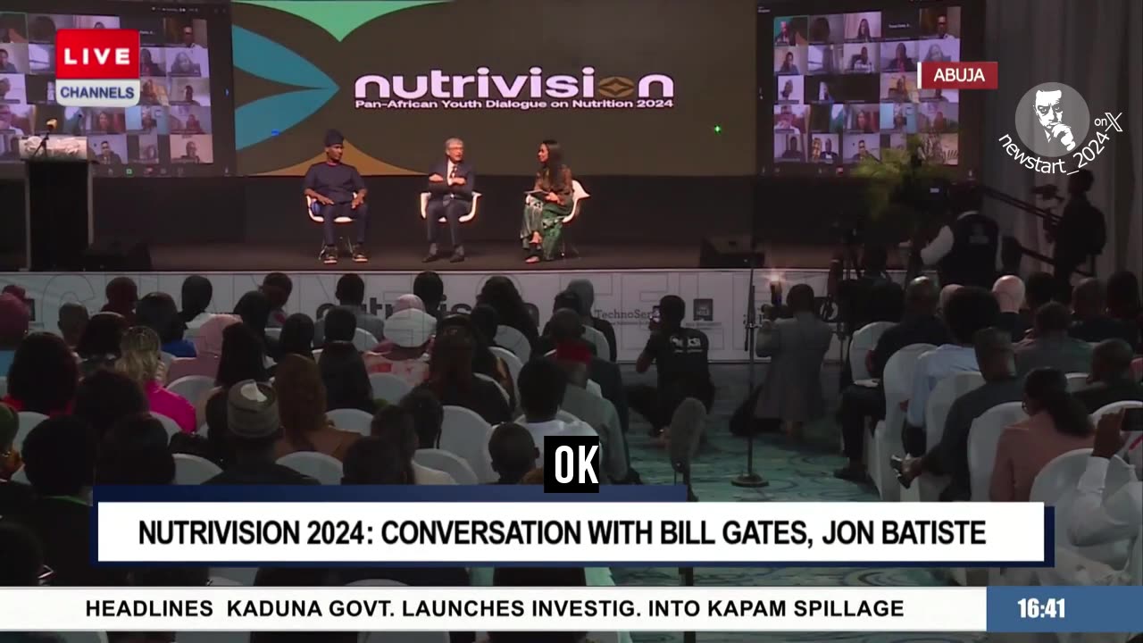 Bill Gates bragging about cooperating with Nigeria's health minister