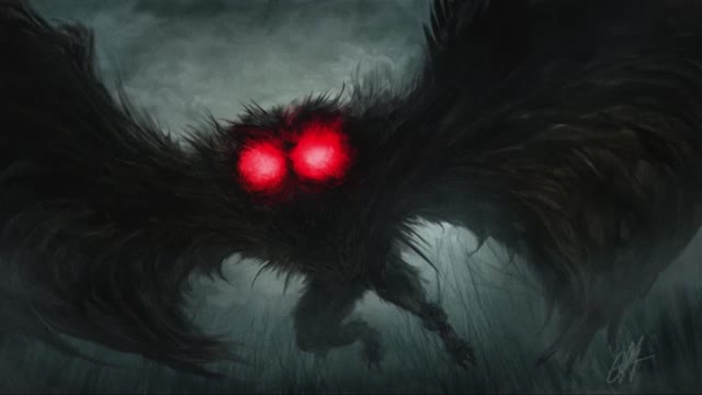 Mothman Seen by Teenagers