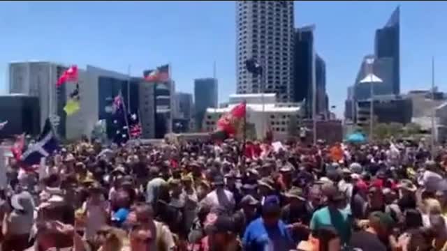 Perth Australia - People Lost Jobs And Placed Uniform At Parliament