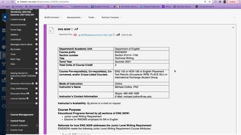 ENG 302W Summer 2021 Syllabus