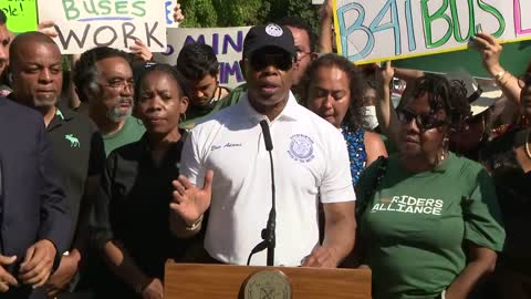 Mayor Adams Delivers Remarks at #BetterBuses for Brooklyn Rally