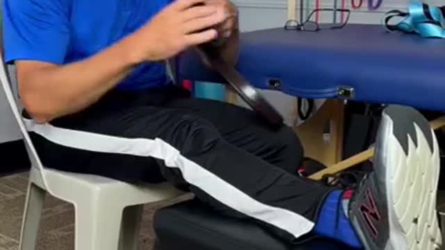Seated calf stretch brought to you by the 🐐 himself, Mr. Brad Heineck #shorts