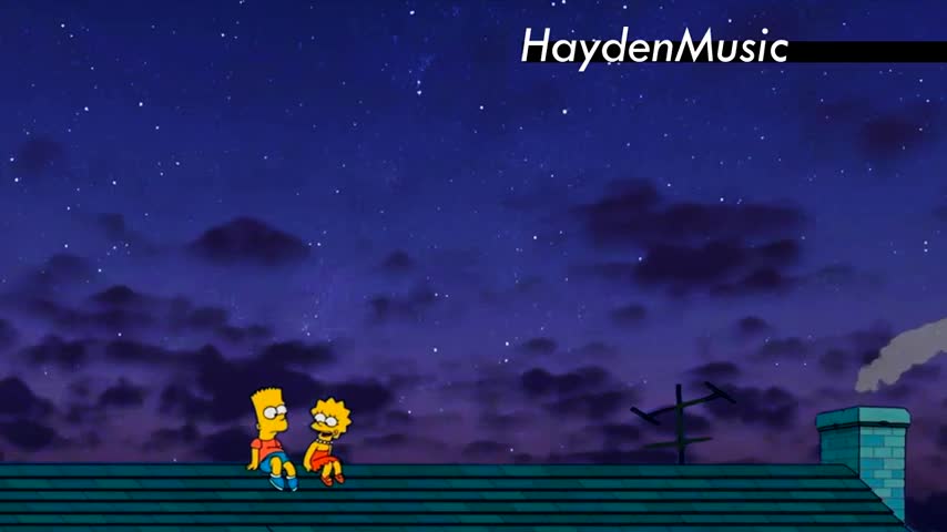 Lisa and Bart on the roof - music for recreation