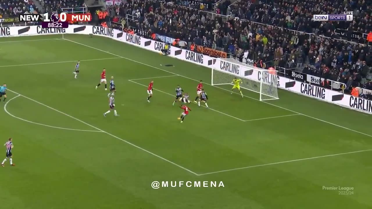 Harry Maguire offside goal vs Newcastle