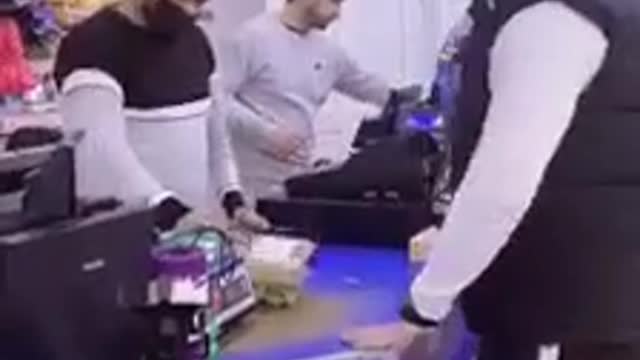 Credit card under the mask