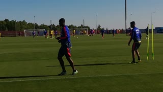 Entrenamiento de Colombia.