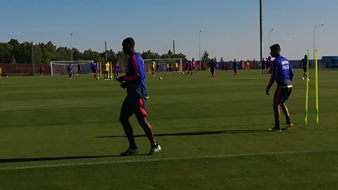 Entrenamiento de Colombia.