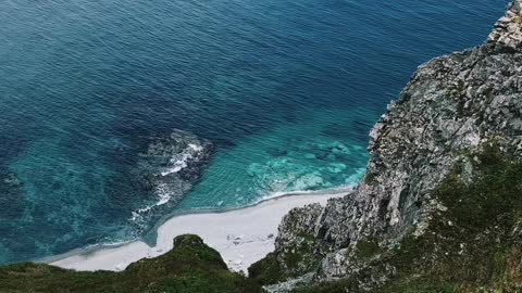 High Angle Shot of a Shore