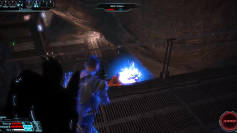 Shepard Trying To Rescuing Trapped Liara Dr. T'soni In Therum Mass Effect Mod Game-Play