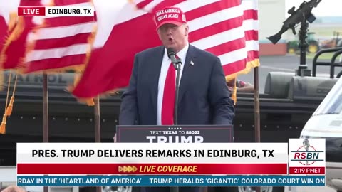 Trump at Texas Border - LISTEN
