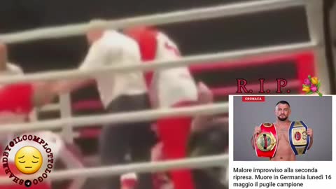 MUORE SUL RING IL PUGILE TEDESCO MUSA ASKAN YAMAK.