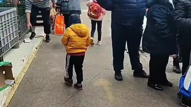 Italian Children begging for food