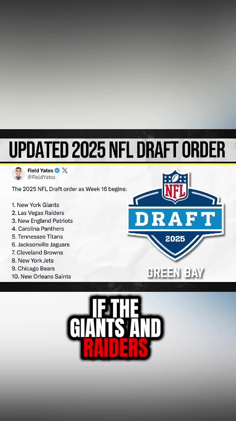 We see you tanking, NY Giants