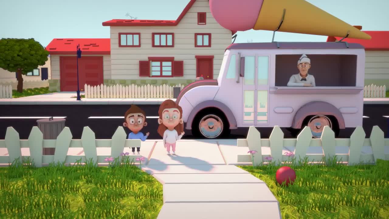 A mother very concerned about her beautiful son, short animated film