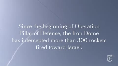 Iron Dome in Action in Israel- Shooting Down Rockets - The New York Times_Cut