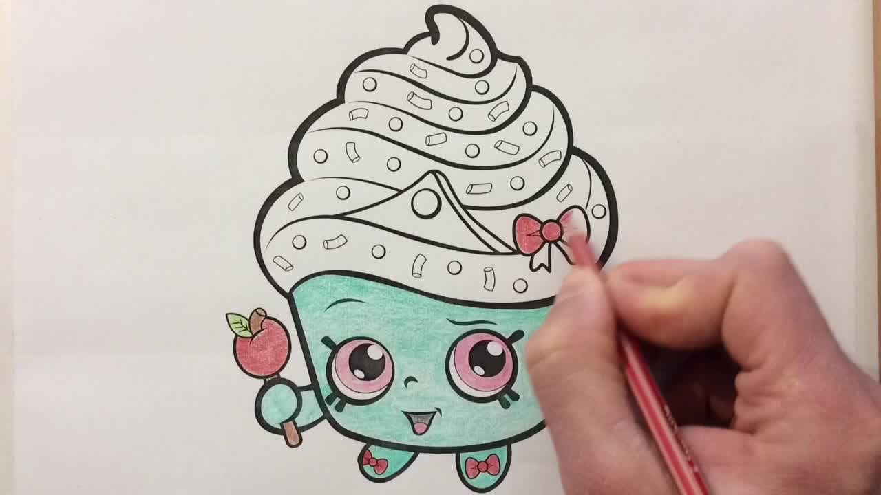 SHOPKINS Coloring Page for kids, Coloring Book