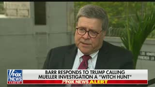 Barr explains joke about handcuffs he made to Pelosi