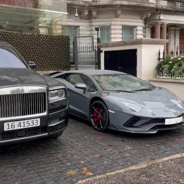 Rolls Royce and Lamborghini aventador
