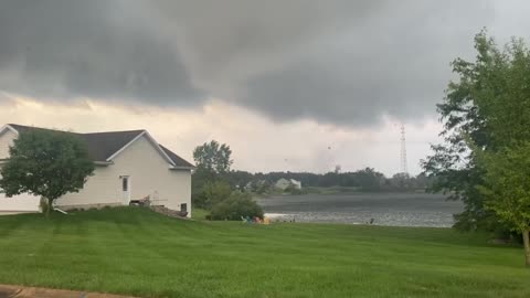 Tornado Touches Down in Perry, Michigan