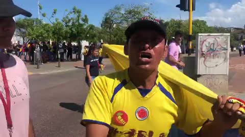 Vídeo de manifestante