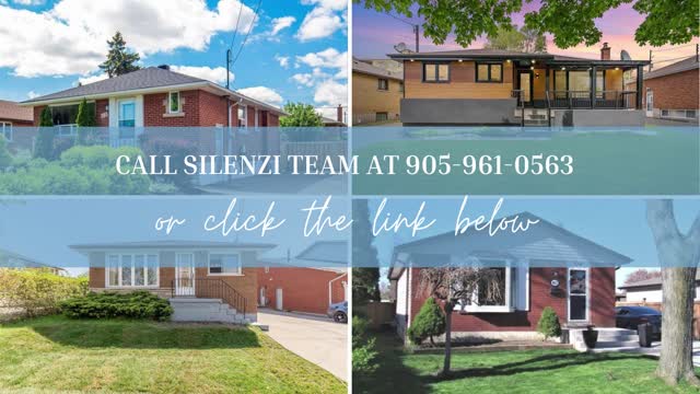 🚩Silenzi Weekend Tour of Hamilton Detached Homes with Side Entrance