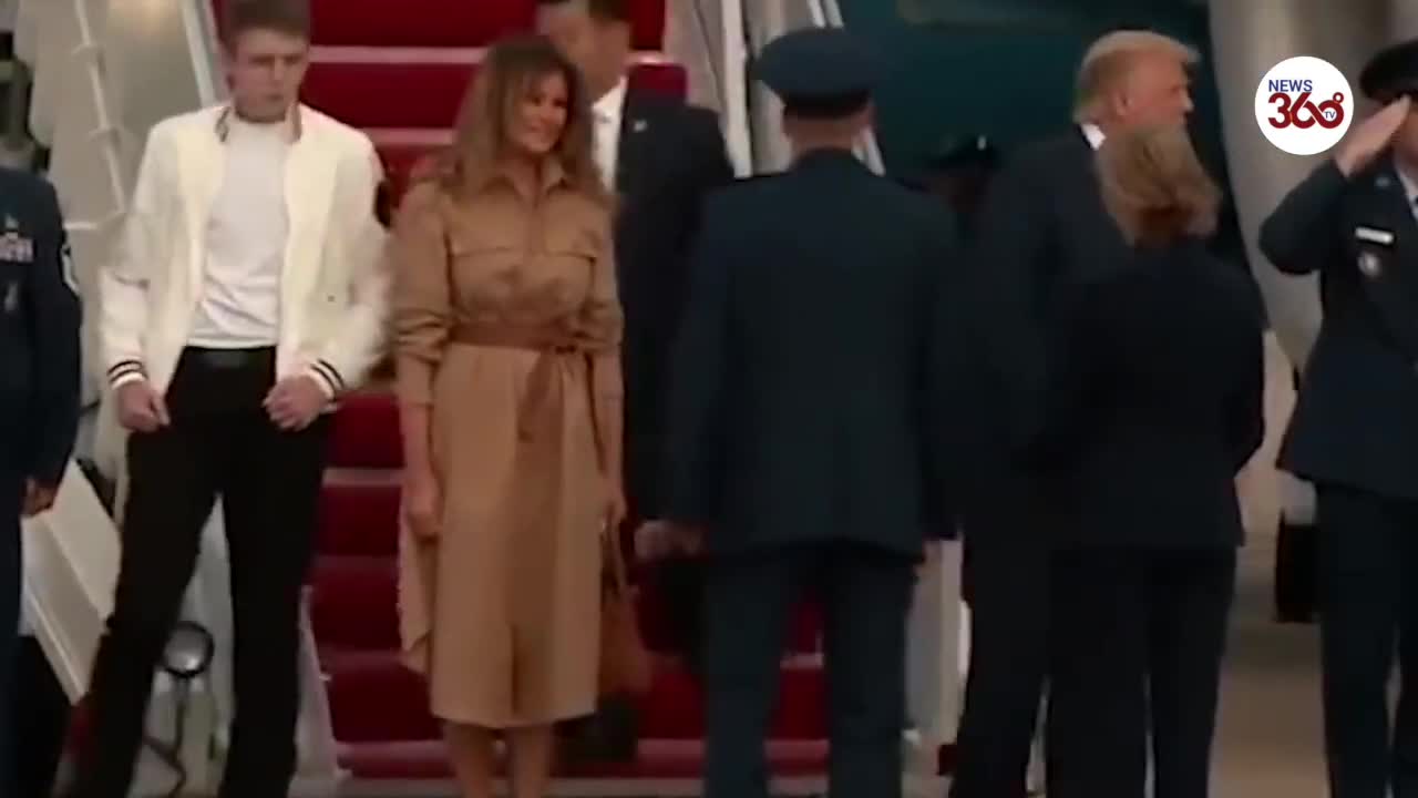 Why Melania refused to take Donald Trump by the hand?