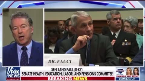 Dr. Fauci is at the very origins of the biggest cover up in modern medicine.