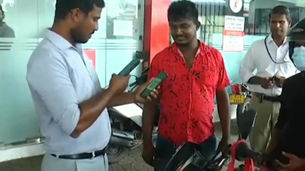 Tanken Sri Lanka alleen met QR code