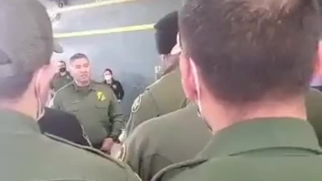 Border patrol chief and agents get into crazy argument.
