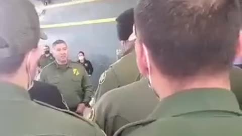 Border patrol chief and agents get into crazy argument.