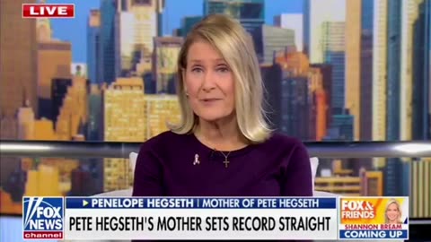 Pete Hegseth's Mom: The Media Is Despicable