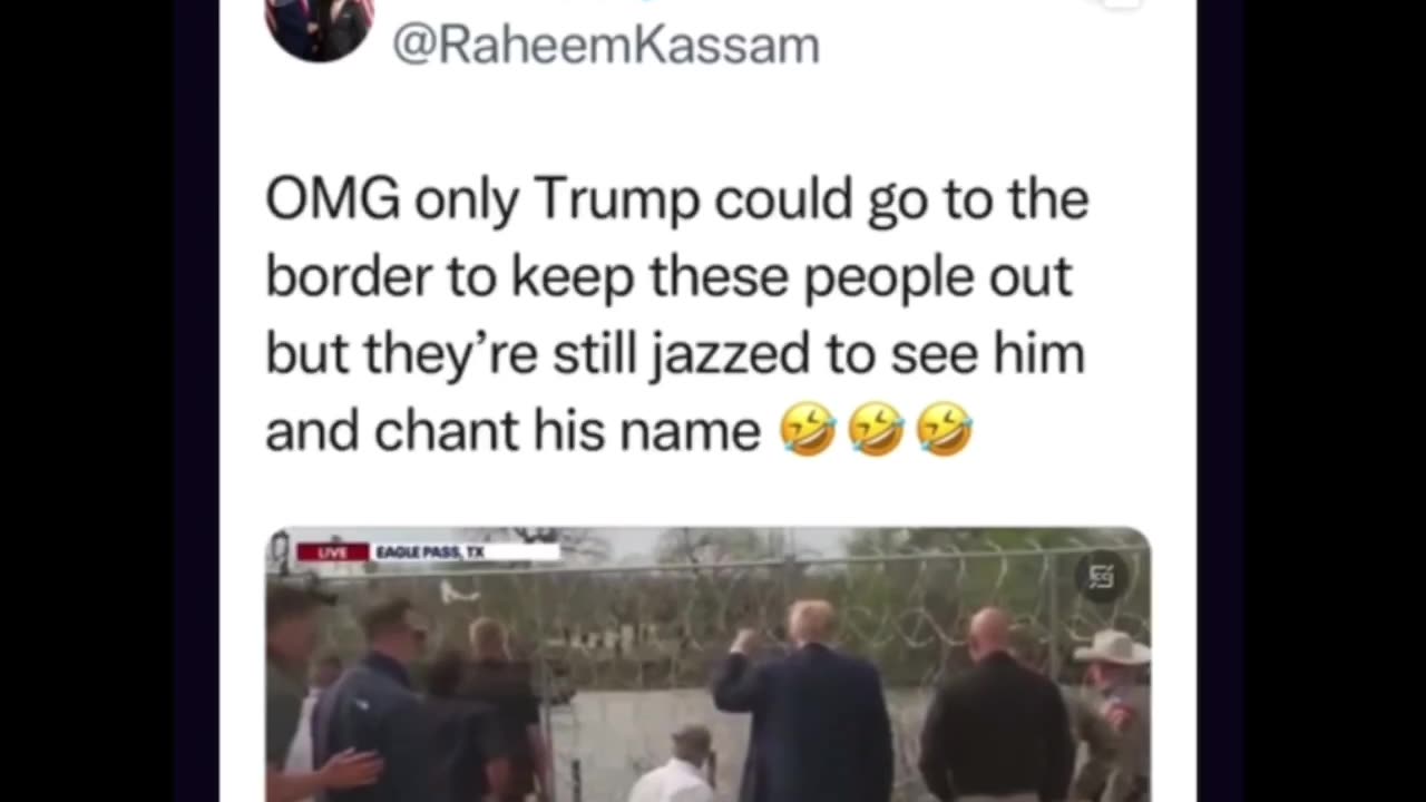 Trump Re-Truthed Raheem 🤣