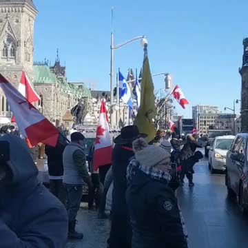 Freedom Convoy starts arriving at Canadian Parliament in Ottawa