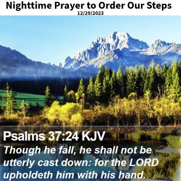Nighttime Prayer to Order Our Steps #youtubeshorts #grace #jesus #mercy #faith #fyp #blessed #trust