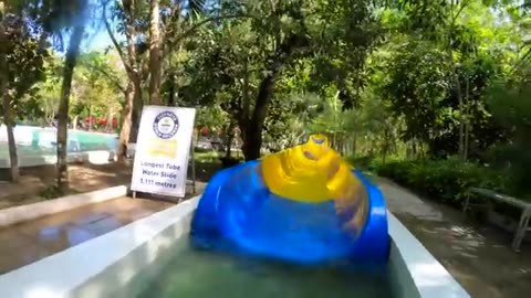 World's Longest Waterslide at Escape Theme Park in Malaysia (1.1km)