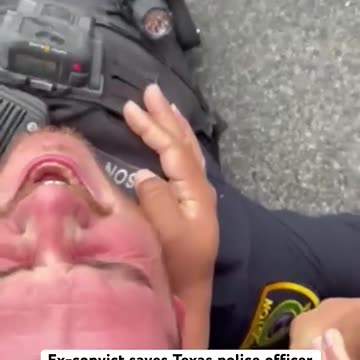 Ex-convict saves Texas police officer after carjacking suspect shoots him