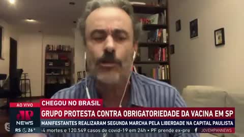 São Paulo tem protesto pela liberdade e contra o passaporte sanitário