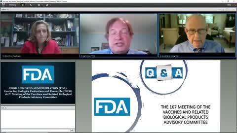 ועידה בזום של שרון אלרועי מול נציגי הפדא שרון אומרת להם שהחיסונים בטוחים למרות שידעה שלא