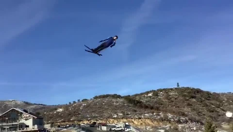 It's so fun to ski here