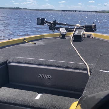 Bullet 20xd Bass Boat on water