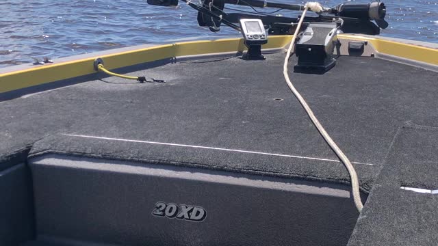 Bullet 20xd Bass Boat on water