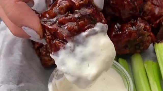 Honey chicken leg