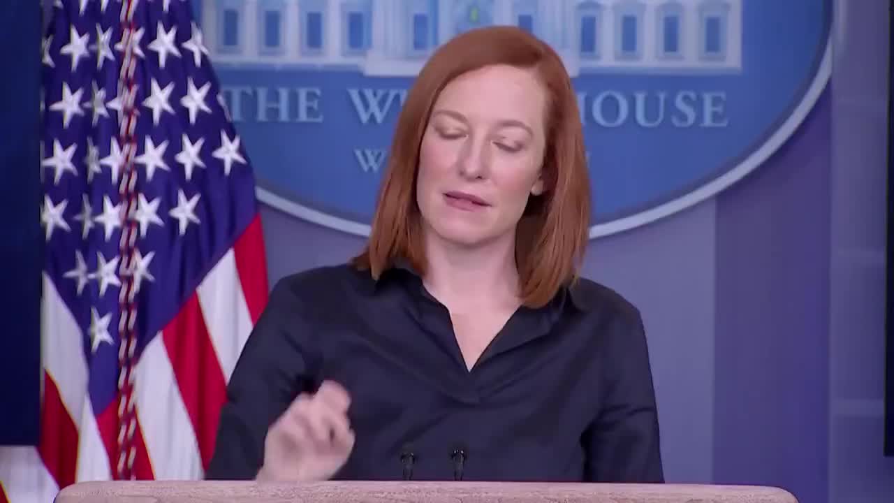 White House press secretary Jen psaki avoids questions about GameStop GME