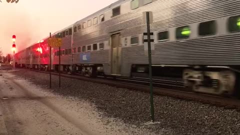 Metra Milaukee Road train Antioch